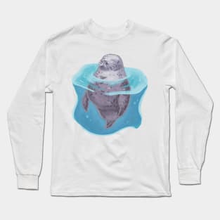 Silly Seal Vibing Long Sleeve T-Shirt